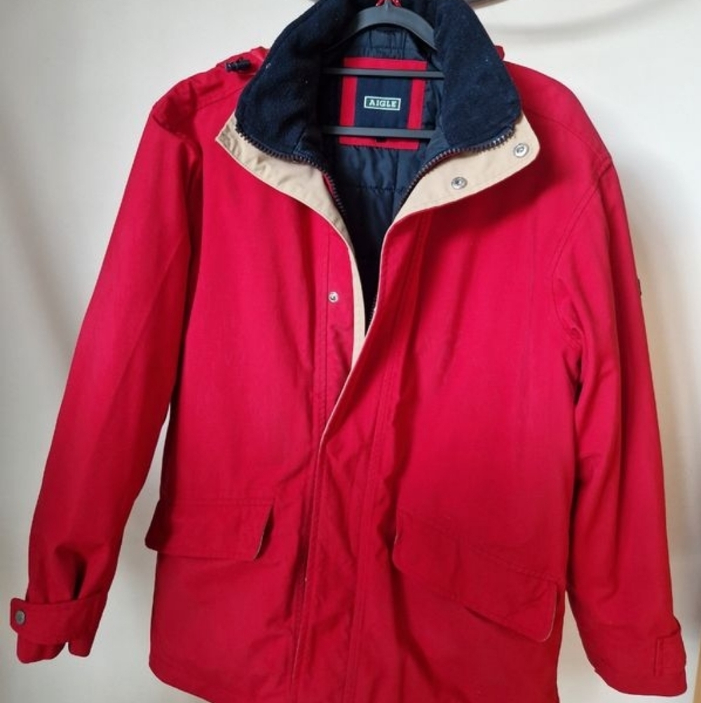 Aigle 1853 French Red Parka Jacket
